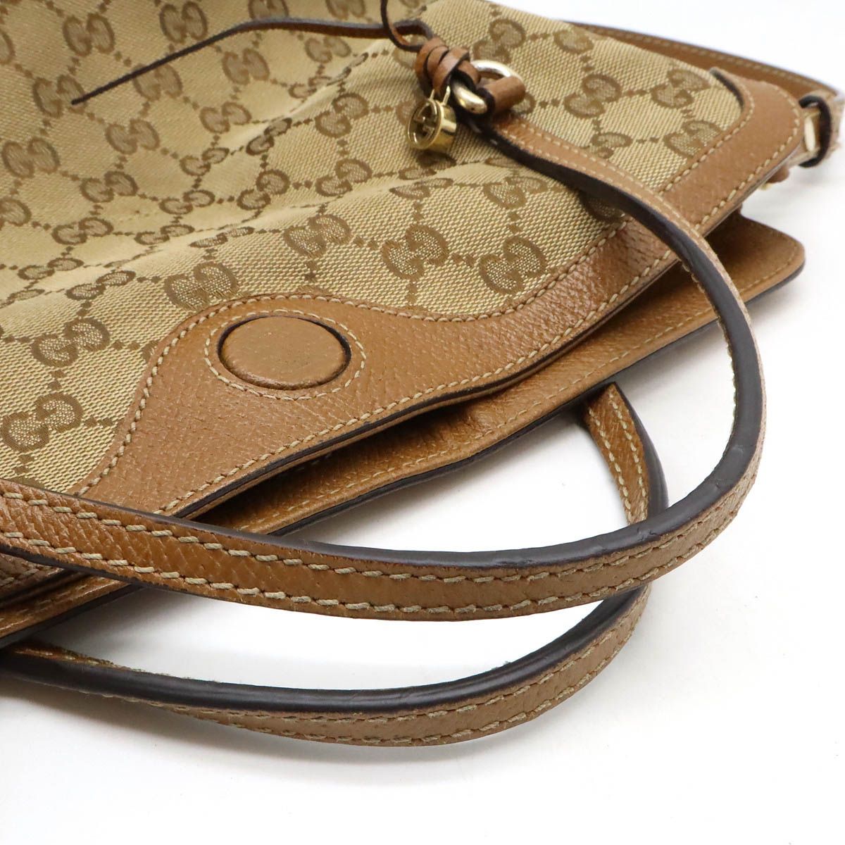 GUCCI グッチ GGキャンバス ブリー ハンドバッグ 2WAY