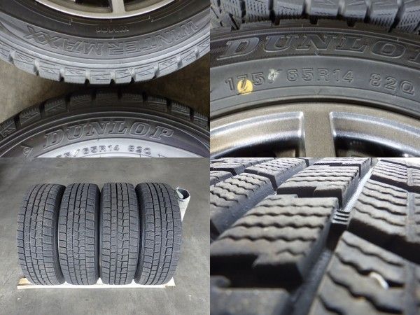 2210-401　LEBEN　アルミホイール＆スタッドレスタイヤ　175/65R14　2018年　4本セット