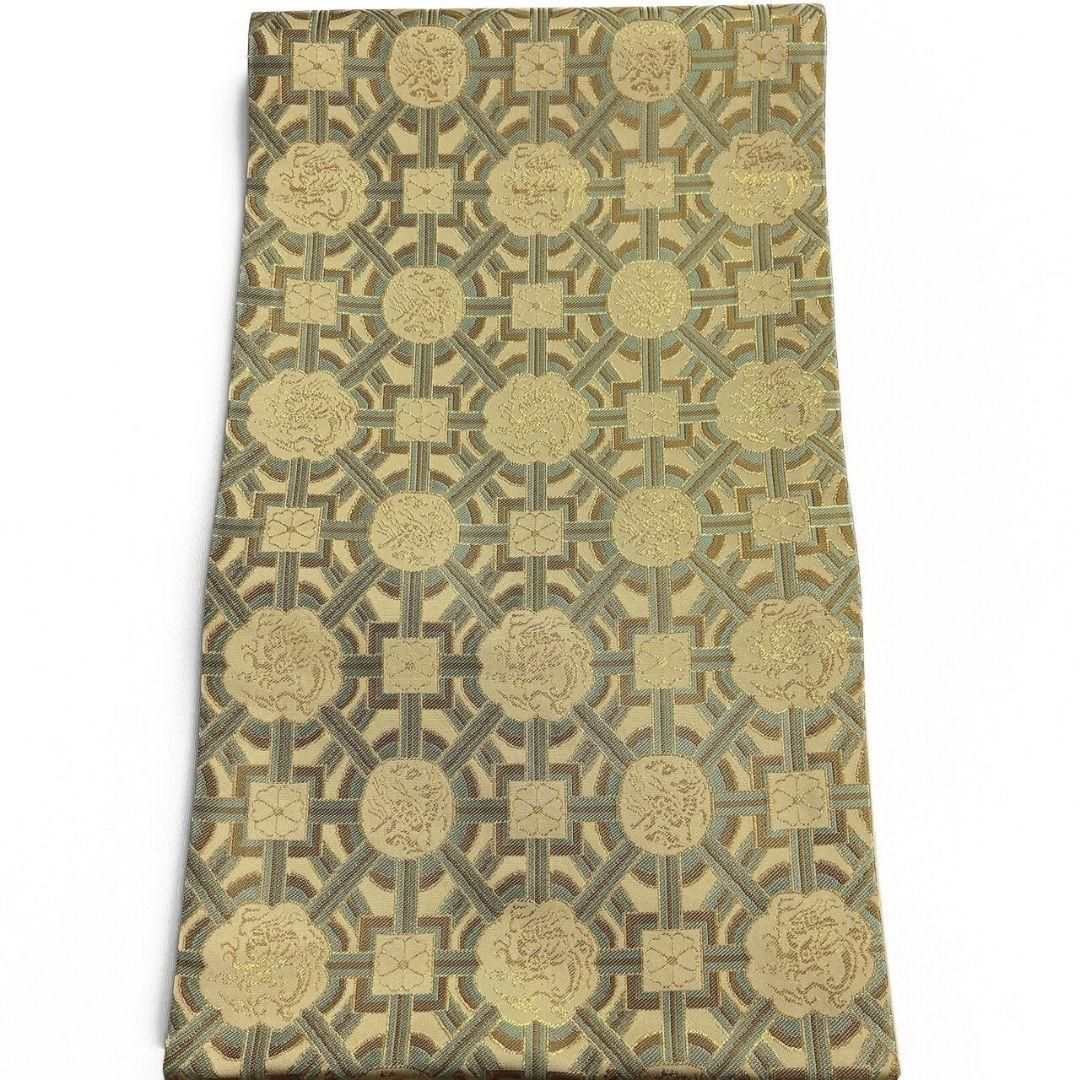 未着用龍村晋動物紋蜀江紋袋帯着物022 a p