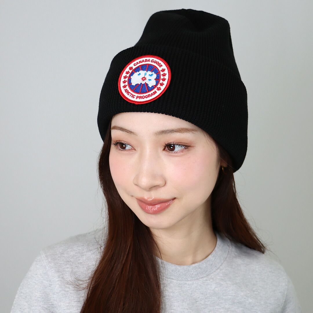 カナダグース CANADA GOOSE 帽子 ニット帽 ニットキャップ ビーニー