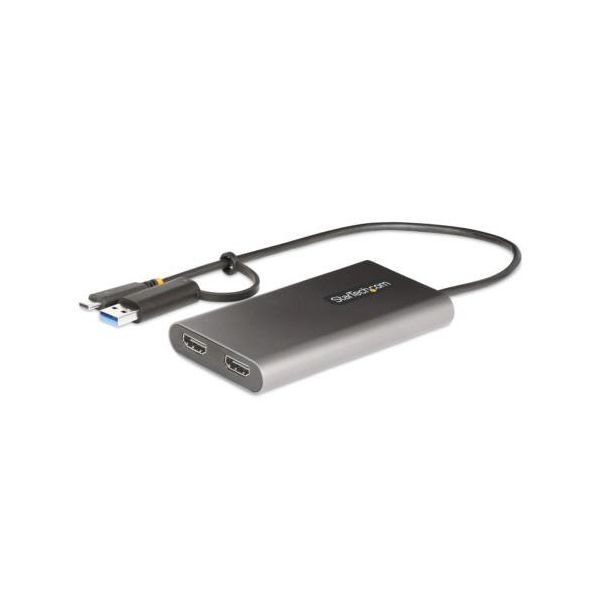 StarTech.com ディスプレイアダプター USB Type-C＆Type-A グレー 109B-USBC-HDMI1個