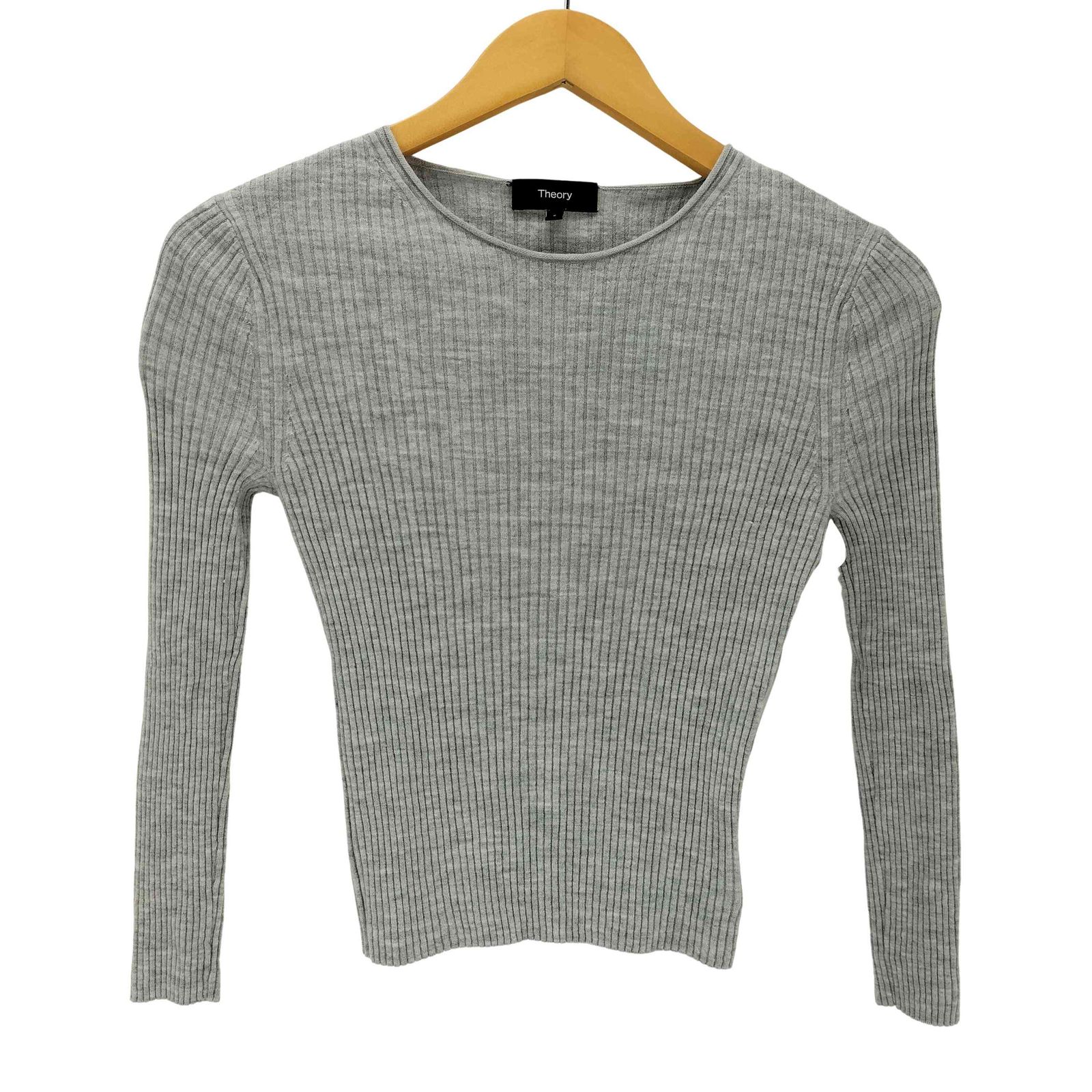送料無料の商品 Rib Slim Wool Regal theory セオリー PO JPN：S レディース B ニット/セーター