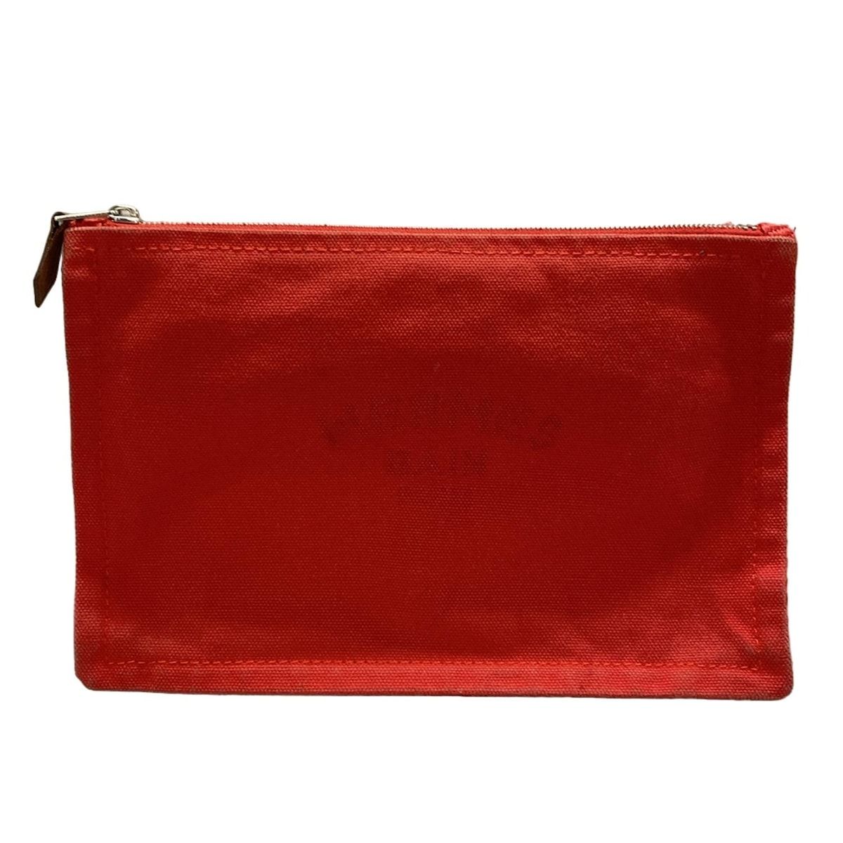 HERMES エルメス ポーチ ヨッティングポーチPM レッド レザー