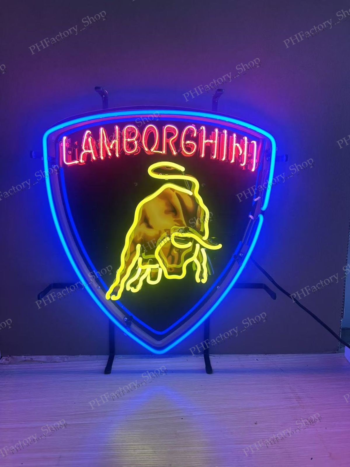 最終値下げ‼️LAMBORGHINI ランボルギーニ LED3Dネオン看板 ‼️ ランボルギーニ ネオン看板 照明 アヴェンタドール ウラカン