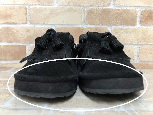 温もりのある SHAKA シャカ キルトタッセル付きミュールサンダル SK-296 ブラック US7 111437696 国内