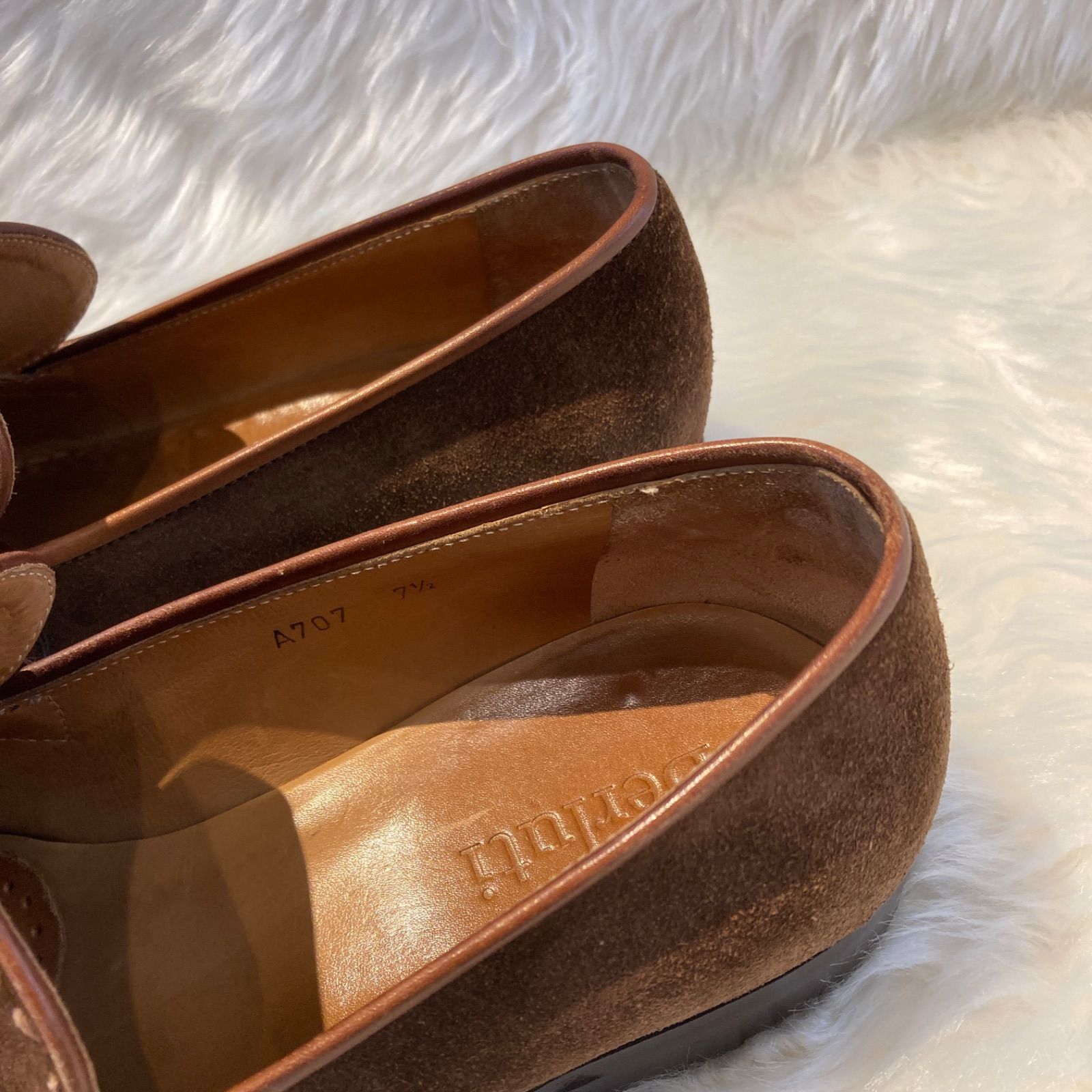 Berluti ベルルッティ スワールトゥ パテーヌ スエード