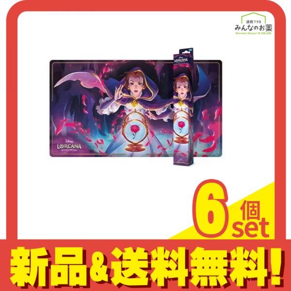 ディズニー ロルカナ TCG 日本語版 公式プレイマット ベル 熟練なるミスティーク 1枚入 6個セット まとめ売り