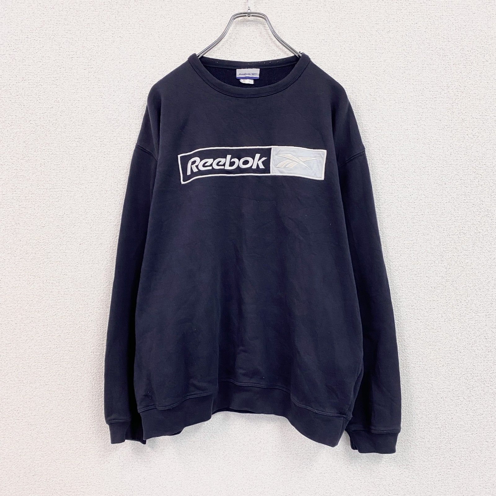古着 used Reebok リーボック スウェット/トレーナー 紺 ネイビー L 