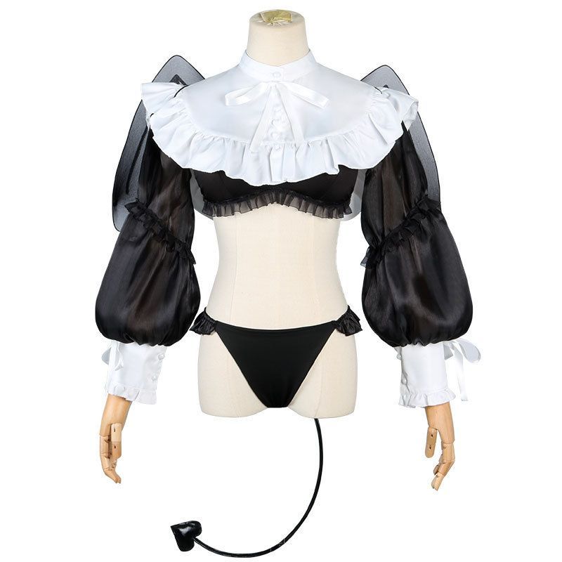 コスプレ衣装 更衣人偶 媚魔 小悪魔リズ スカート コスチューム 女性用 季節感あり 体型カバー フェス用 -27