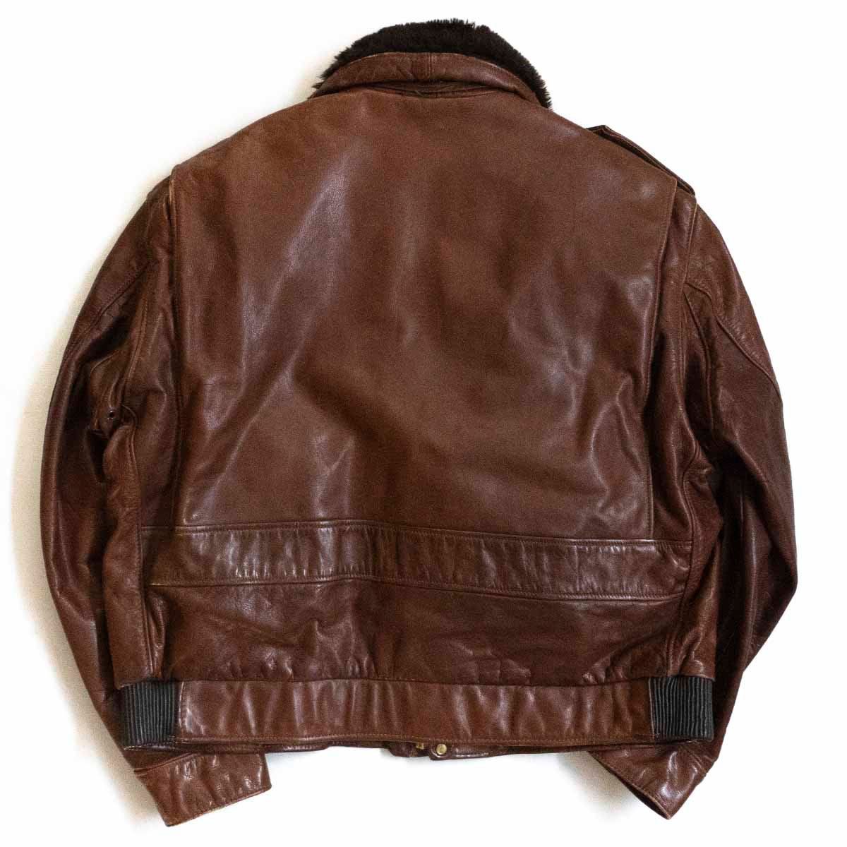 雰囲気抜群/キングサイズ】SCHOTT【198SMU/type G-1 レザー フライト