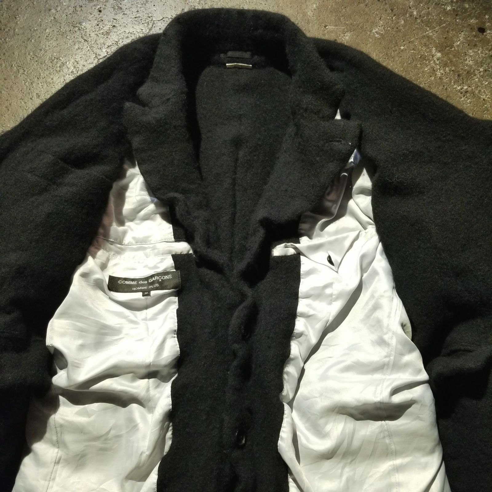 コムデギャルソンオムプリュス縮絨ジャケット2024aw