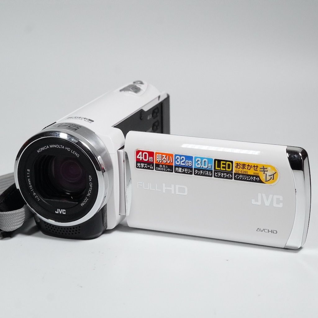 Victor JVC Everio GZ-E265 ビデオカメラ 作動品 - ビデオカメラ