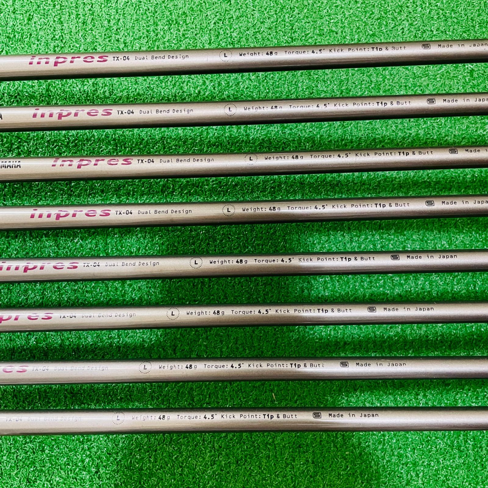 9136 YAMAHA inpres D ヤマハ レディース 女性用 8本 9136 YAMAHA