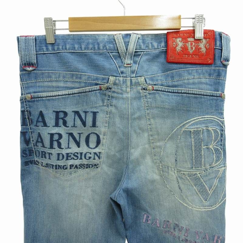 バーニヴァーノ BARNI VARNO デニムパンツ ジーンズ ストレッチ 91 XL 青 インディゴブルー □GY18 /FT 0822 - メルカリ