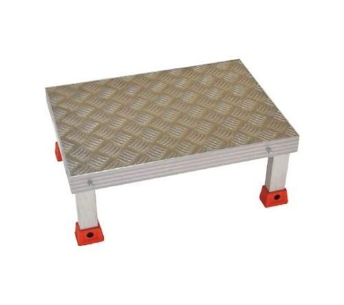 Size 500×350×H250 TRUSCO トラスコ 連結式アルミステップ 500×350×H250 AS-5325