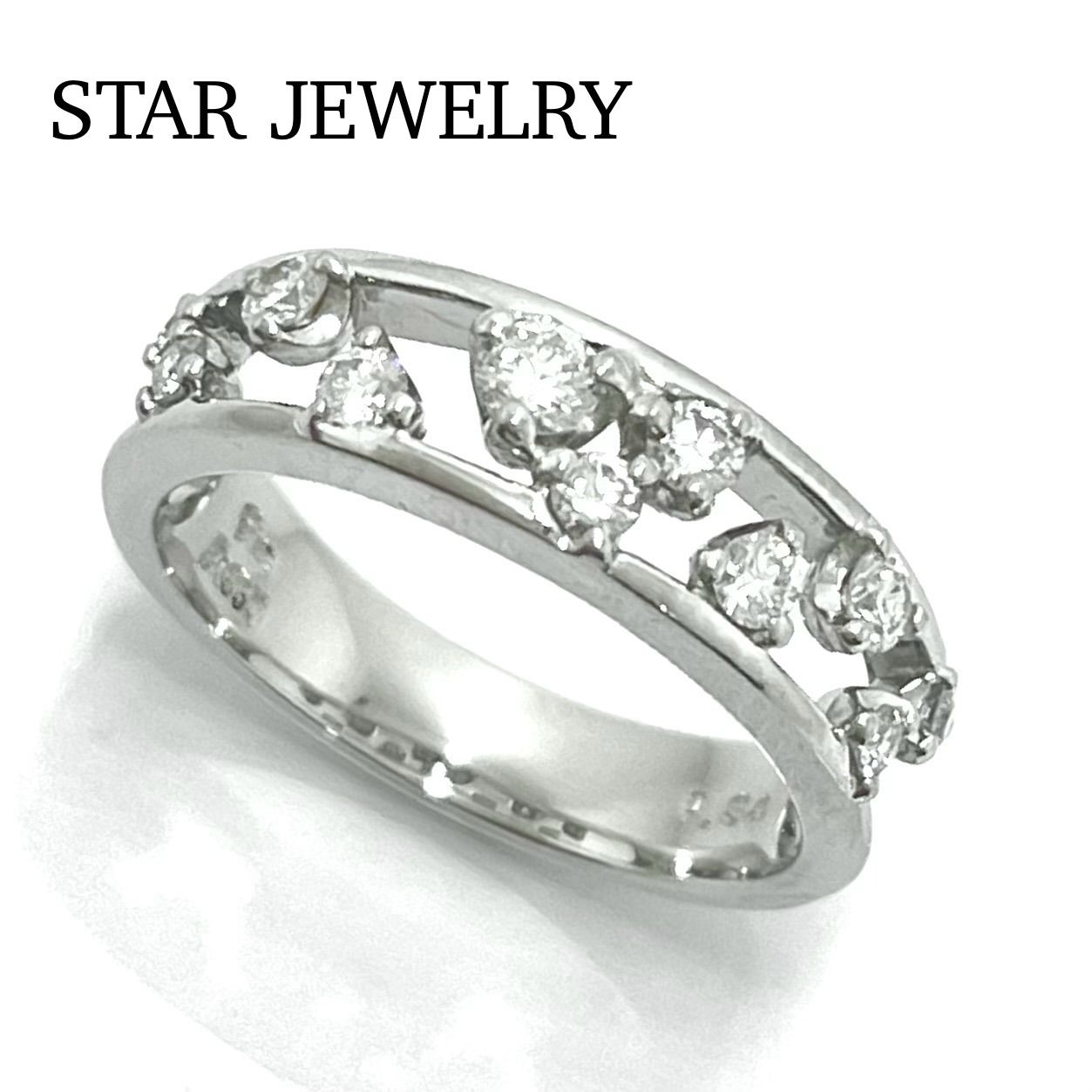 STAR JEWELRY / スタージュエリー ダイヤリング 0.34ct Pt950 9号 