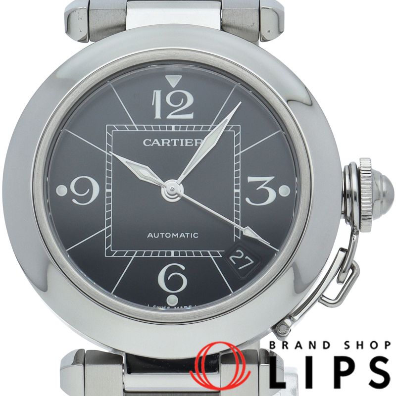 カルティエ パシャC ウォッチ W31076M7 SS ユニセックス時計 ブラック  