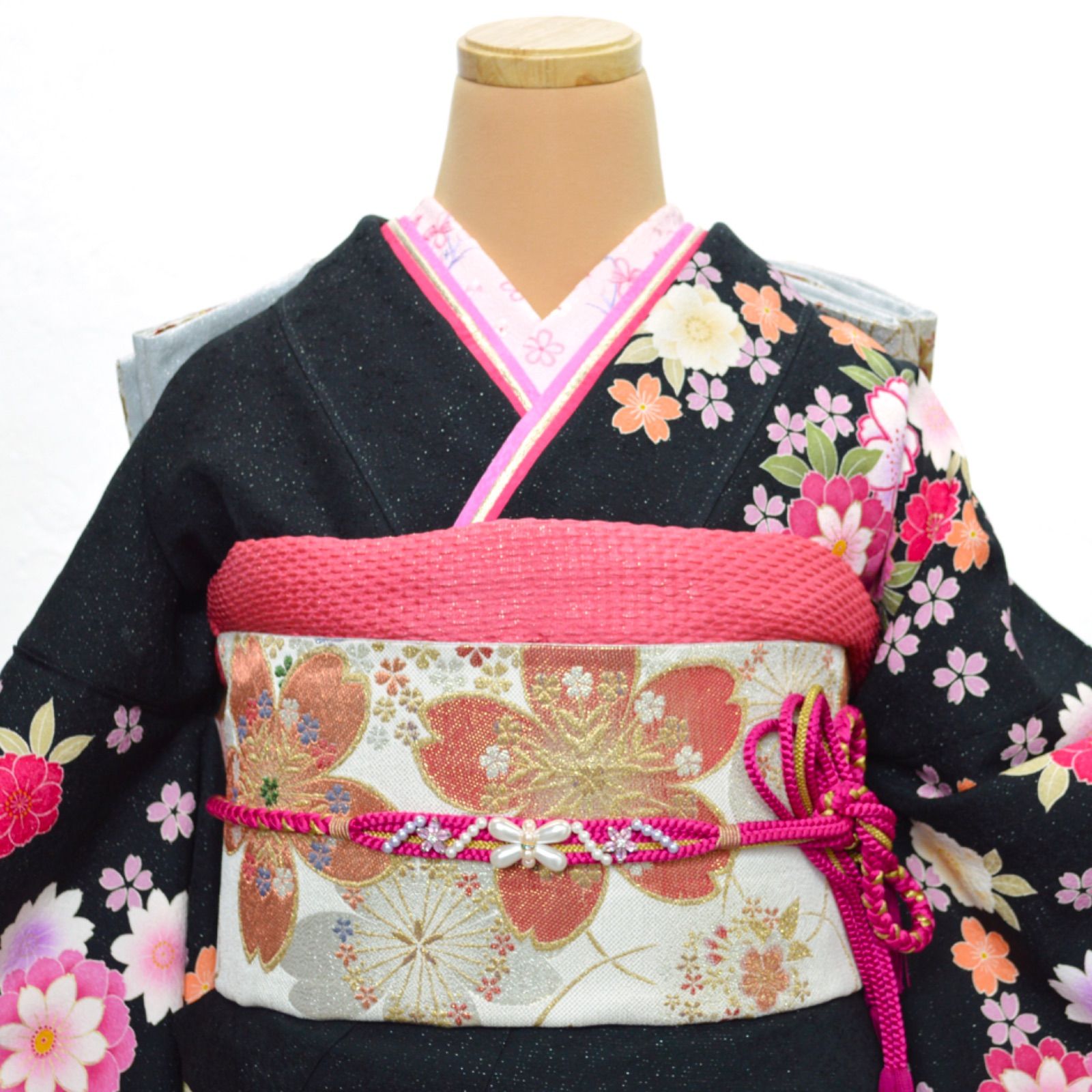暈しにパールはんなり素敵なお振袖フルセット　成人式前撮り※長襦袢は別売です 149ad9bf005b9faefad0f1888b3953