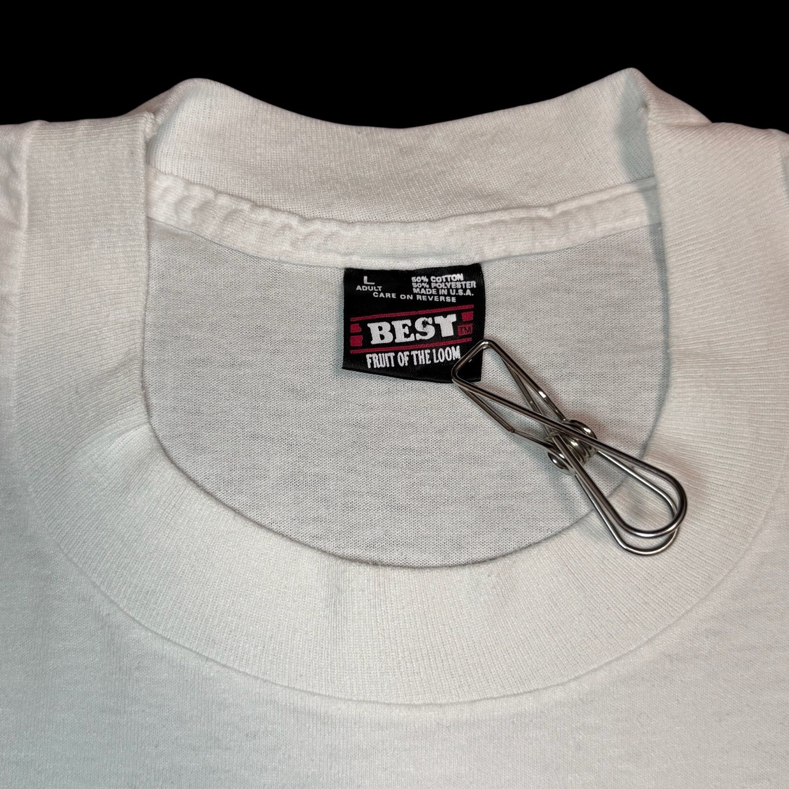 90s USA製 誰やねんフォトTシャツ キッズフォトTシャツ フルーツオブザ