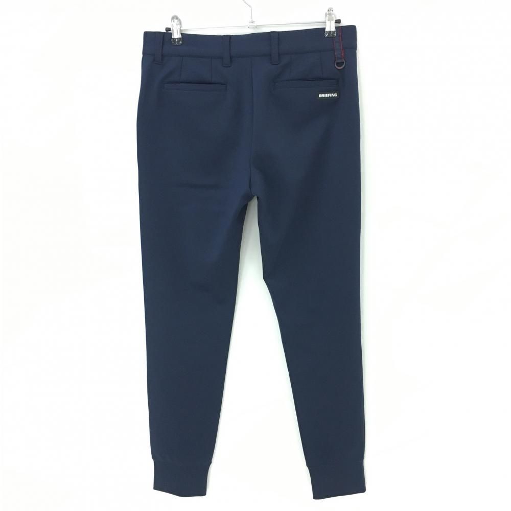 超美品】ブリーフィング ジョガーパンツ ネイビー 裾立体ロゴ  