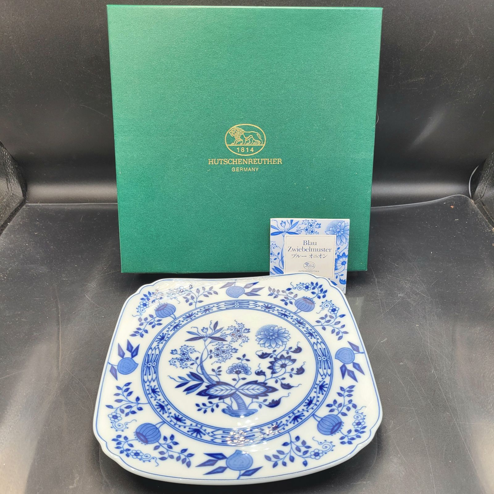 マイセン　ブルーオニオン　八角　プレート マイセンブルーオニオン八角プレート