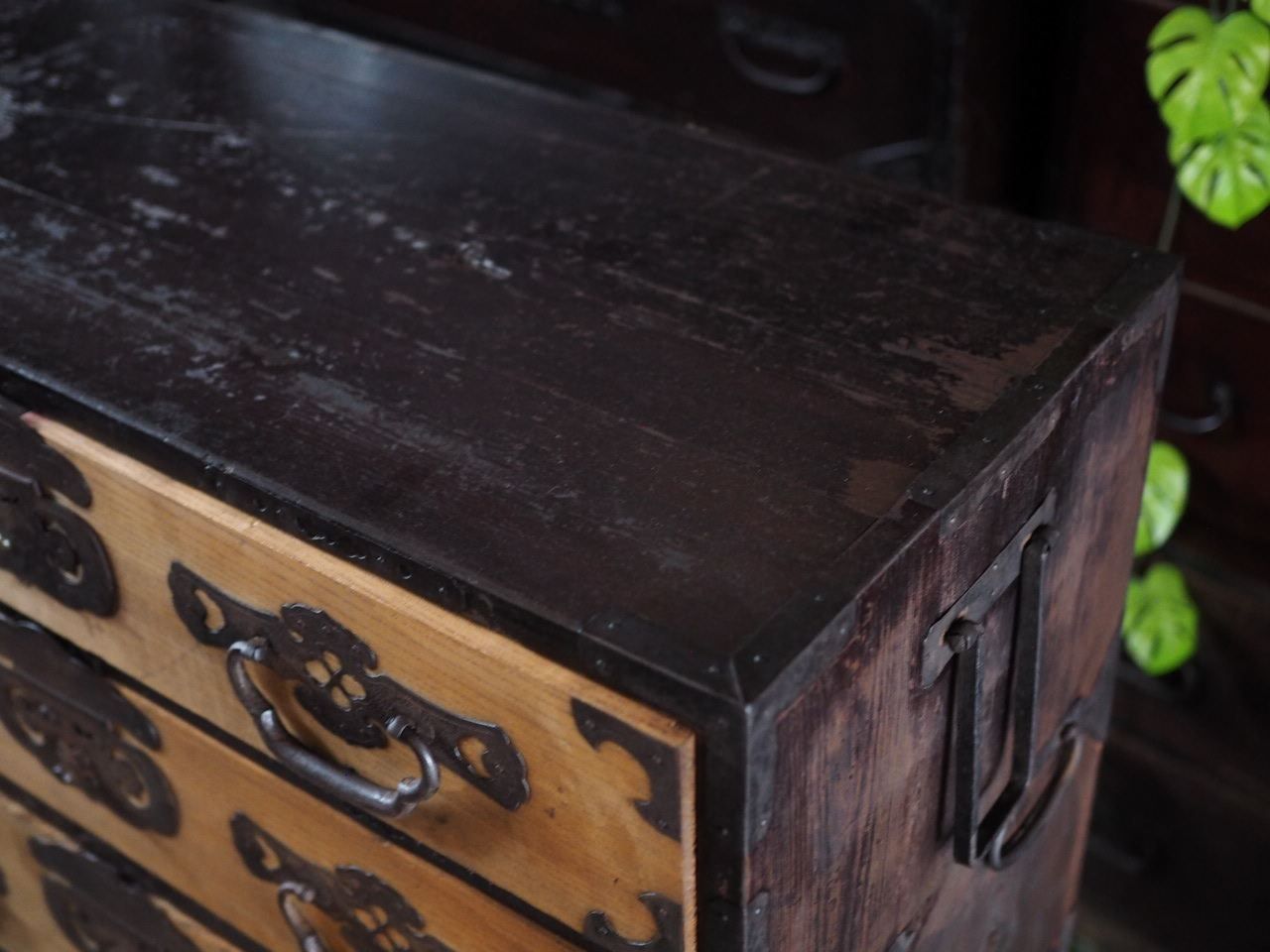 前欅信州衣裳箪笥 明治時代 アウトレット 古録展 品番S10806 MARWIL-DEMENAGEMENTS_CH