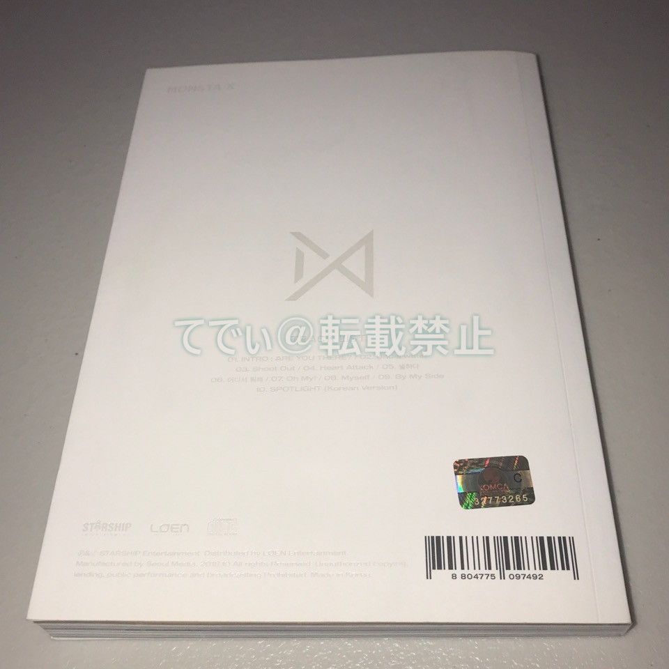 MONSTA X 直筆サイン「Take.1 Are You There?」 - メルカリ