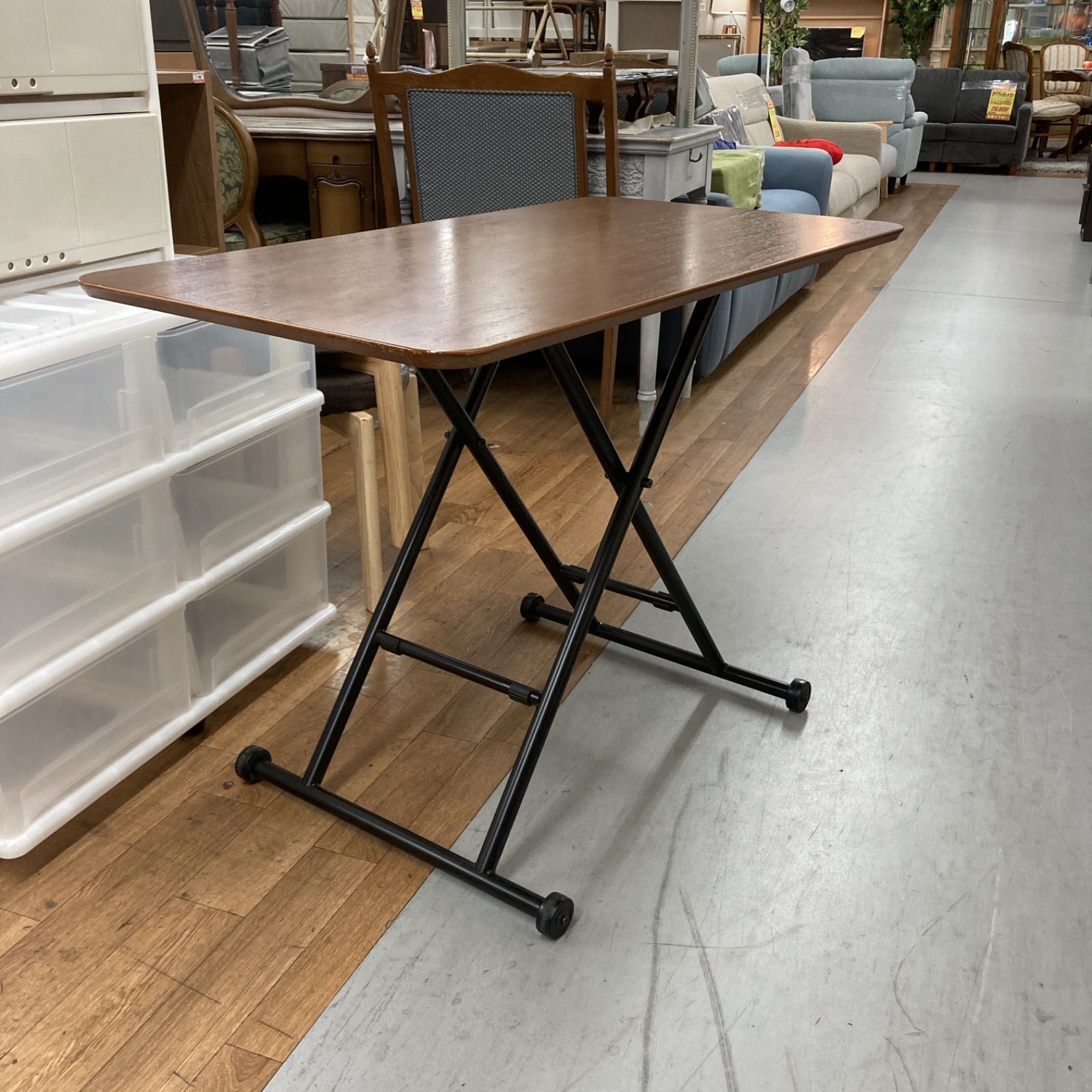 イギリス ビンテージ 家具 コーヒーテーブル 木製 チーク 英国 6579d