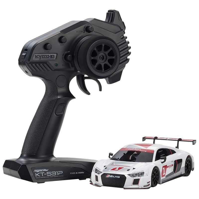 京商 MR04 RWD r|s Audi R8 LMS 2015 White 電動ラジオコントロール 32357AS
