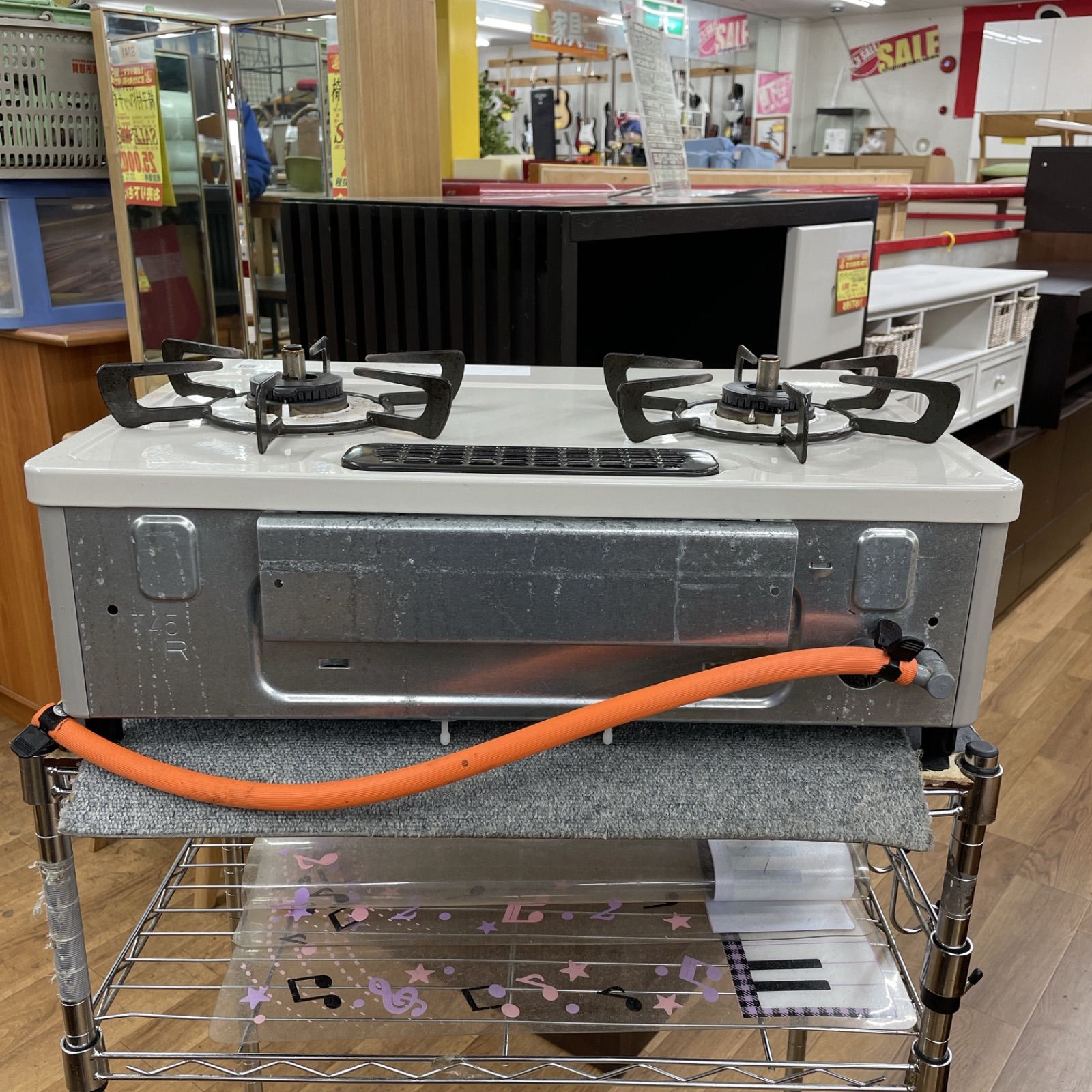 R521 ☀️ Rinnai LPガス（プロパンガス）コンロ 20年製 RTE564BEL