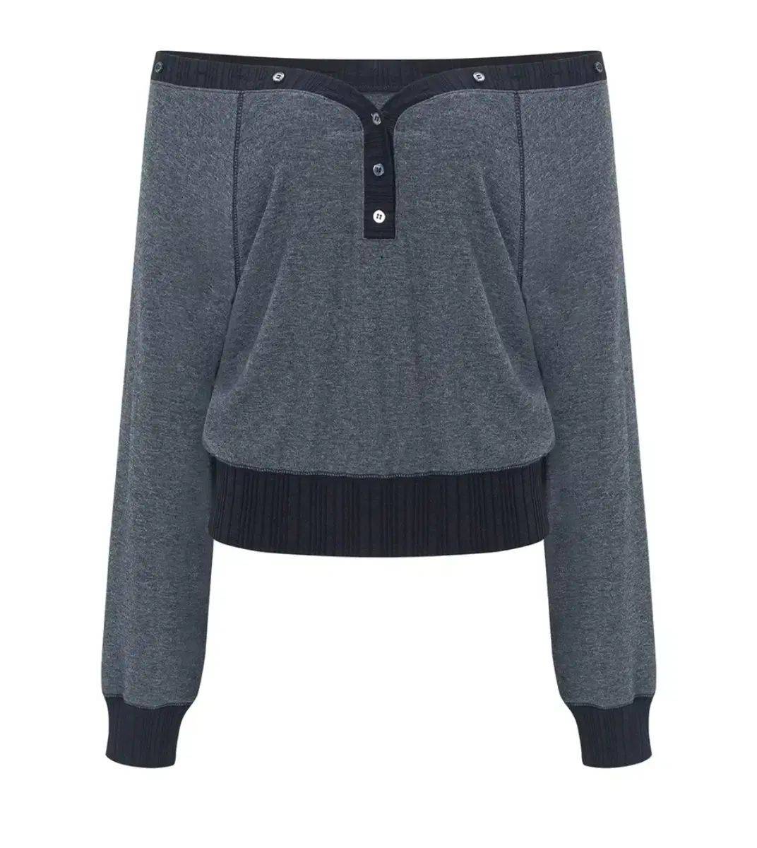 Pleasenofollow プリーズノーフォロー ボタン袖トップス