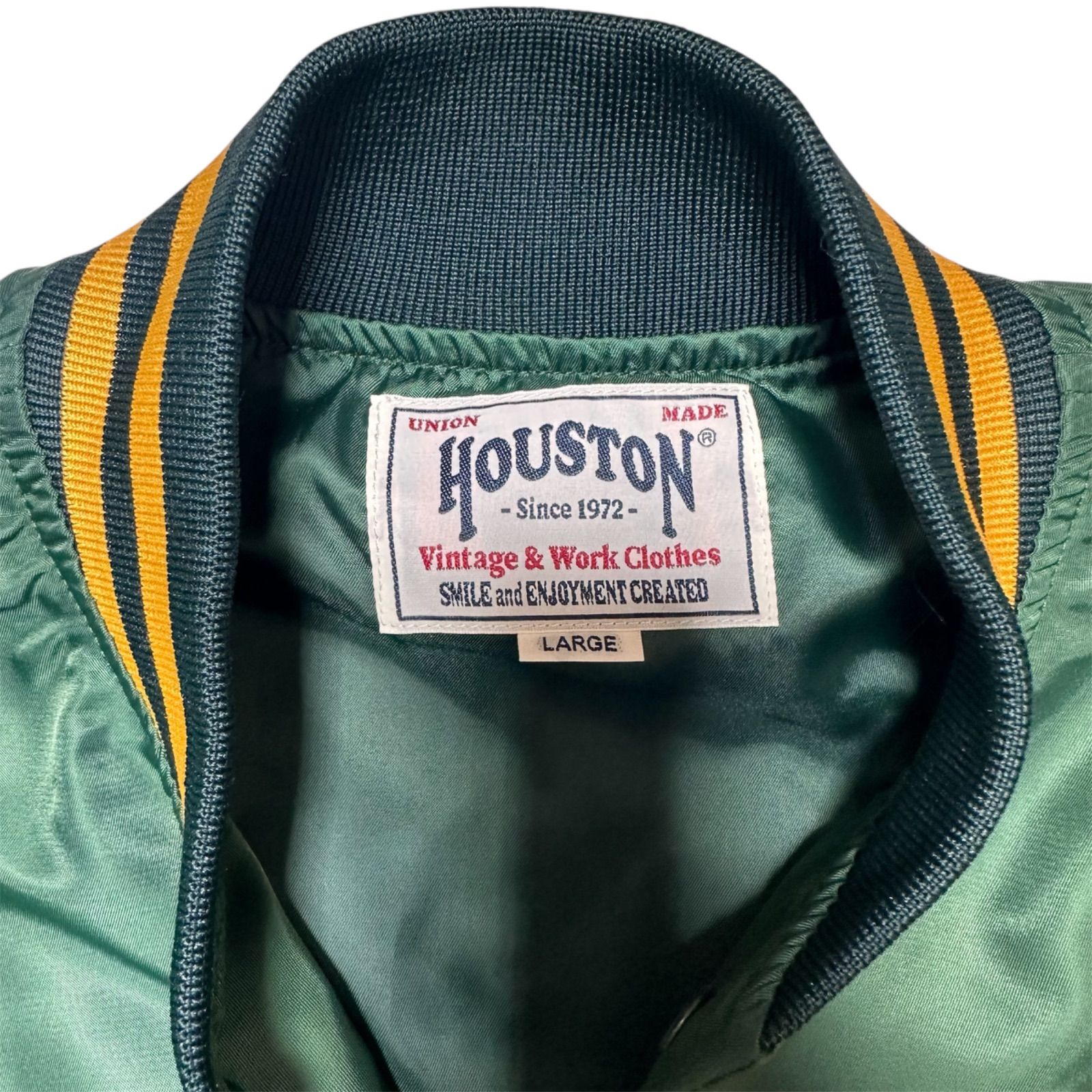70】HOUSTON ヒューストン NYLON AWARD JACKET ナイロン アワード 