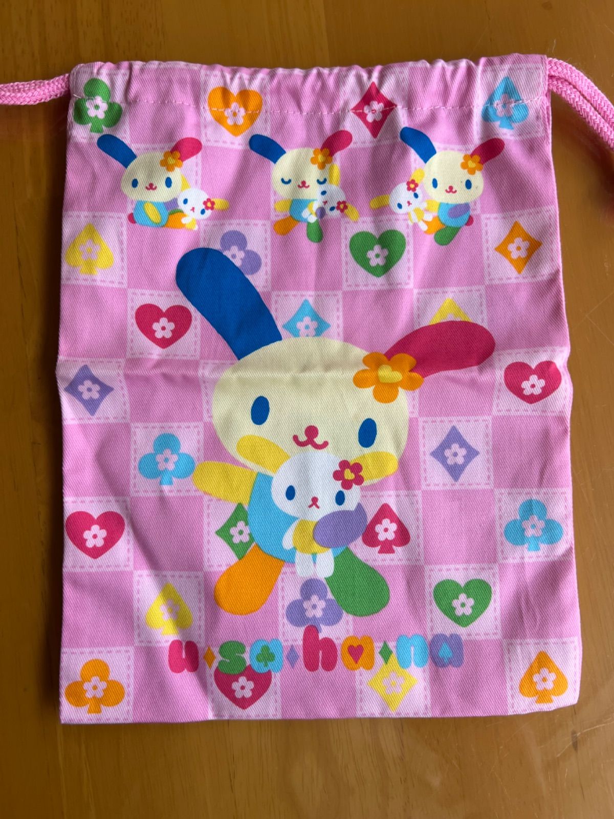 サンリオ　ウサハナ　連絡袋　レトロ　当時物　希少　コレクション サンリオ - 激レア サンリオ ウサハナ 連絡袋 2005年当時物 平成