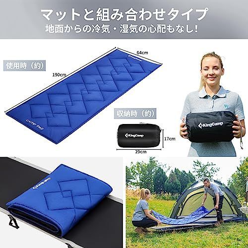 特価商品】KingCamp コット キャンプ マット付き アウトドアベッド 耐