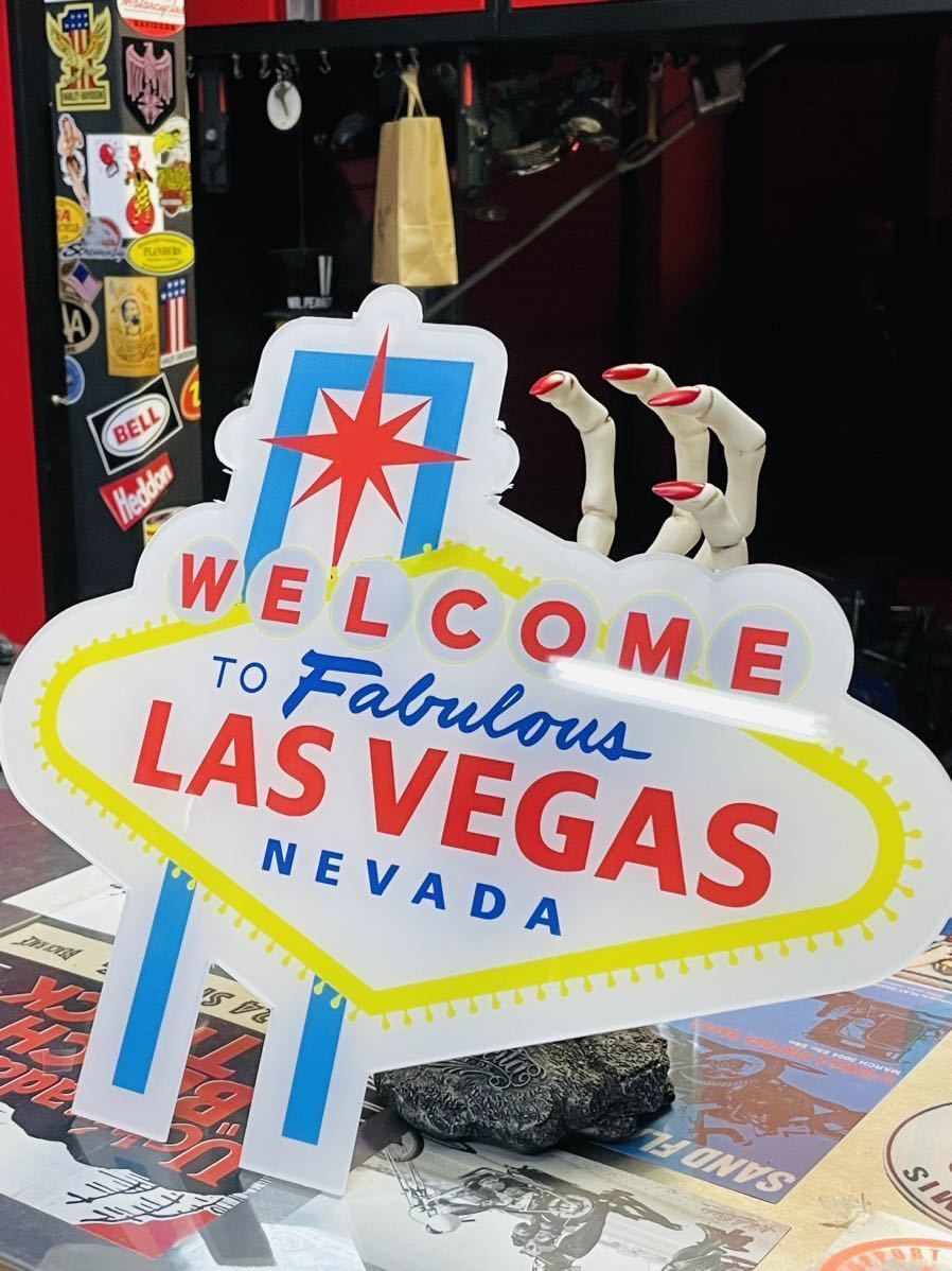 ラスベガス 看板 アクリル アメリカ サーフィン カリフォルニア ヨガ アート 雑貨 コレクション 部屋 家具 オシャレ アロハ カフェ 店舗 レコード