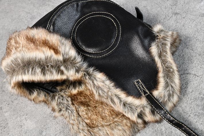 おしゃれな防寒帽子】Vintage トラッパーハット メンズ ファー 帽子