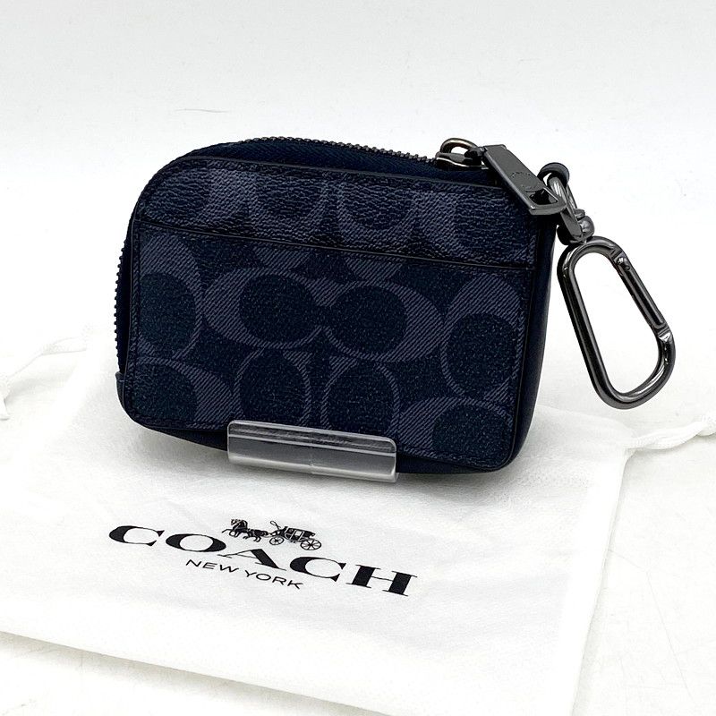 COACH コーチ CB927 SIGNATURE L ZIP KEY CASE シグネチャーエルジップキーケース 小物 200-250512-ma-21-izu