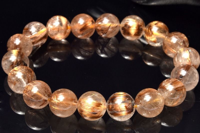 トップクオリティゴールドルチルブレスレットギラギラ感美しい1 最高級