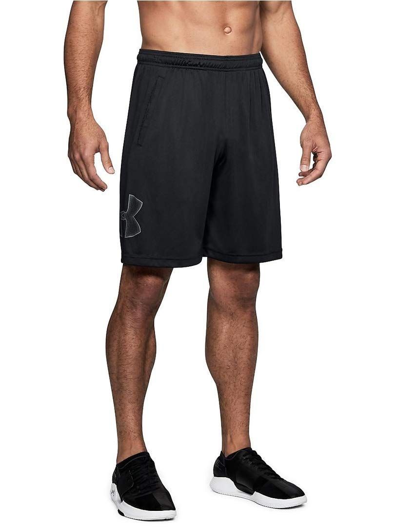 【人気商品】/ Black / メンズ ショーツ Graphite グラフィック UAテック MD トレーニングショートパンツ [アンダーアーマー]