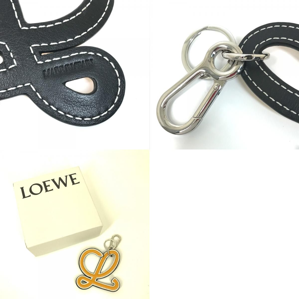 LOEWE ロエベ キーホルダー Lロゴ レザー - メルカリ