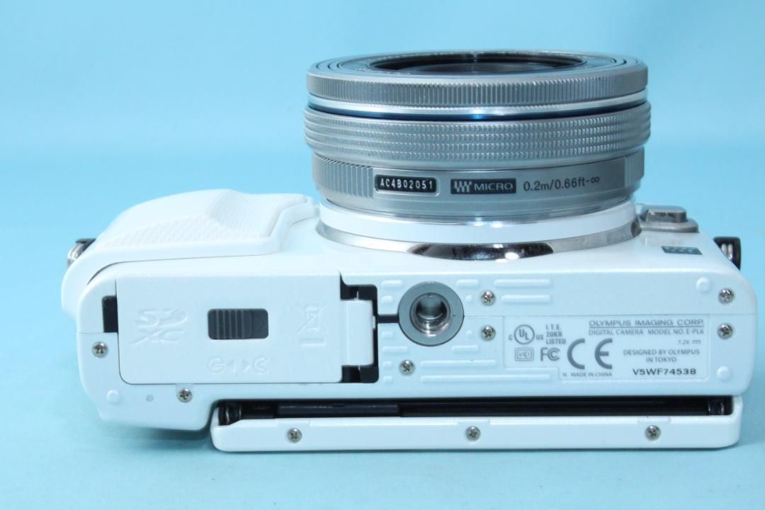 美品 OLYMPUS PEN Lite E-PL6 ダブルズームキット 返品保証 ショット数