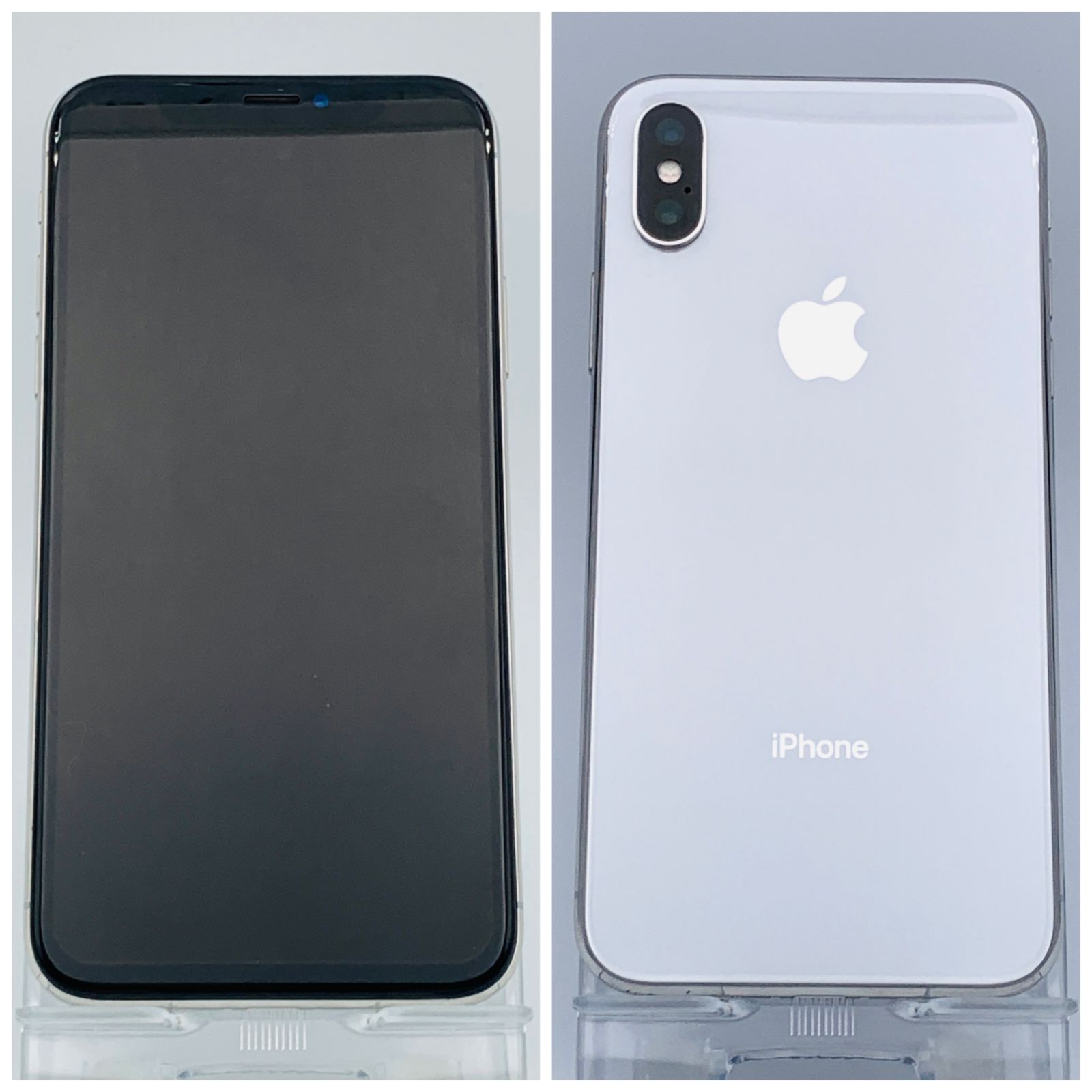 iPhoneX 256GB シルバー/シムフリー/大容量BT新品100％ 022