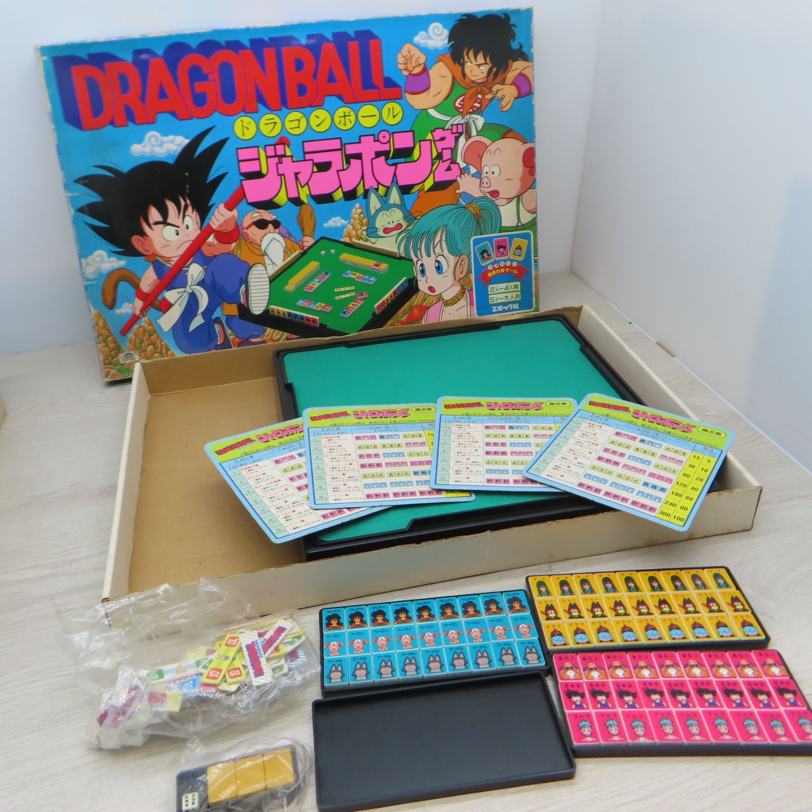 昭和レトロ 1986年 エポック社 ドラゴンボール ジャラポンゲーム (C4-3
