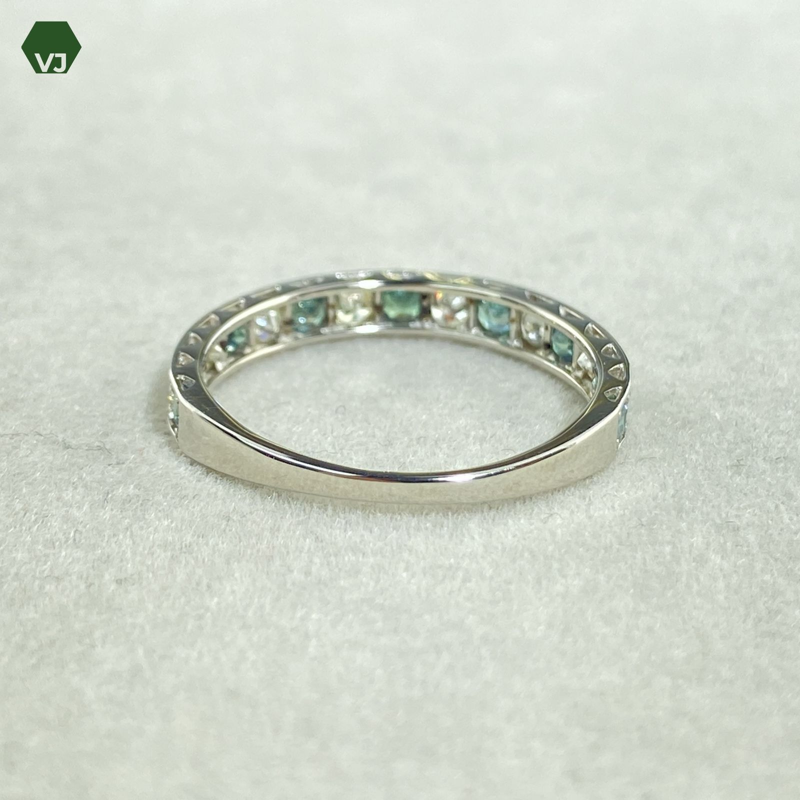 24-30】アレキサンドライト ダイヤモンド リング 0.41ct D0.34ct