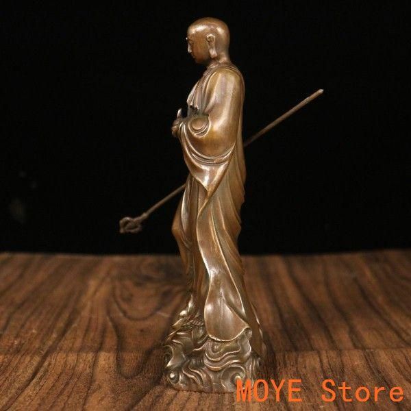 仏教美術 仏像 地蔵王仏像 銅製 銅器 工芸品 美術品 置物 仏教美術 仏像 地蔵王仏像 銅製 銅器 工芸品 美術品 置物 - メルカリ