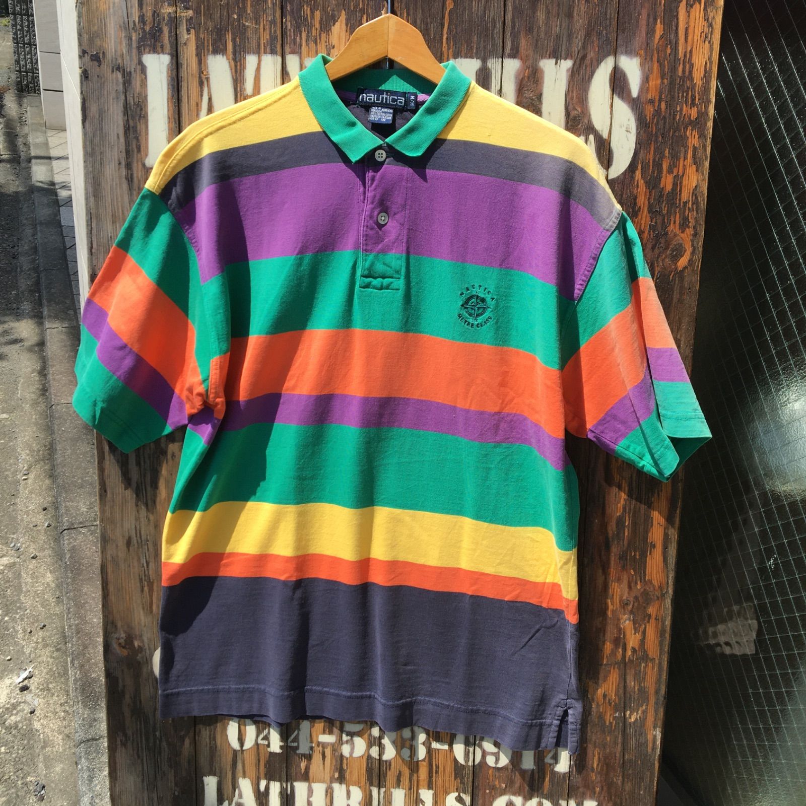 90s【NAUTICA】ノーティカ ノーチカ チェック マルチ ボーダー ポロシャツ 半袖シャツ US古着 US-M - メルカリ