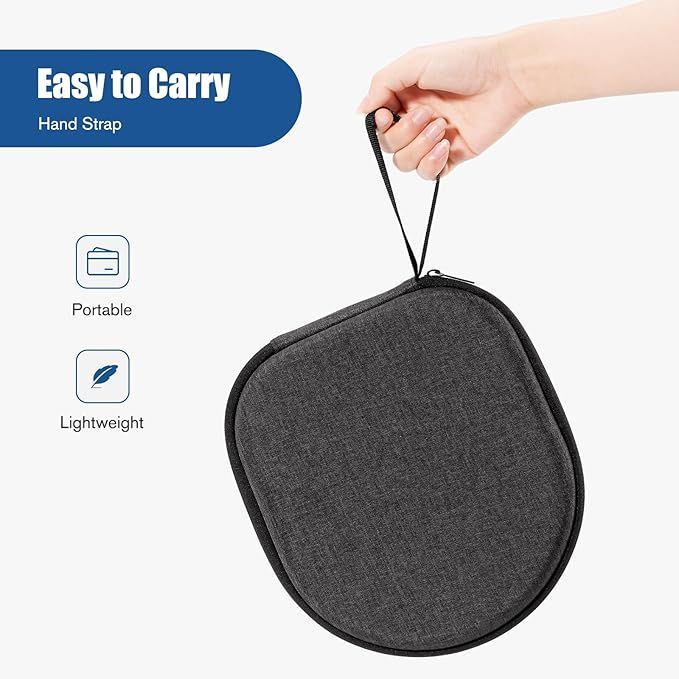 ProCase ヘッドホンケース 耐衝撃ハードEVA 楕円形 汎用ワイヤレス