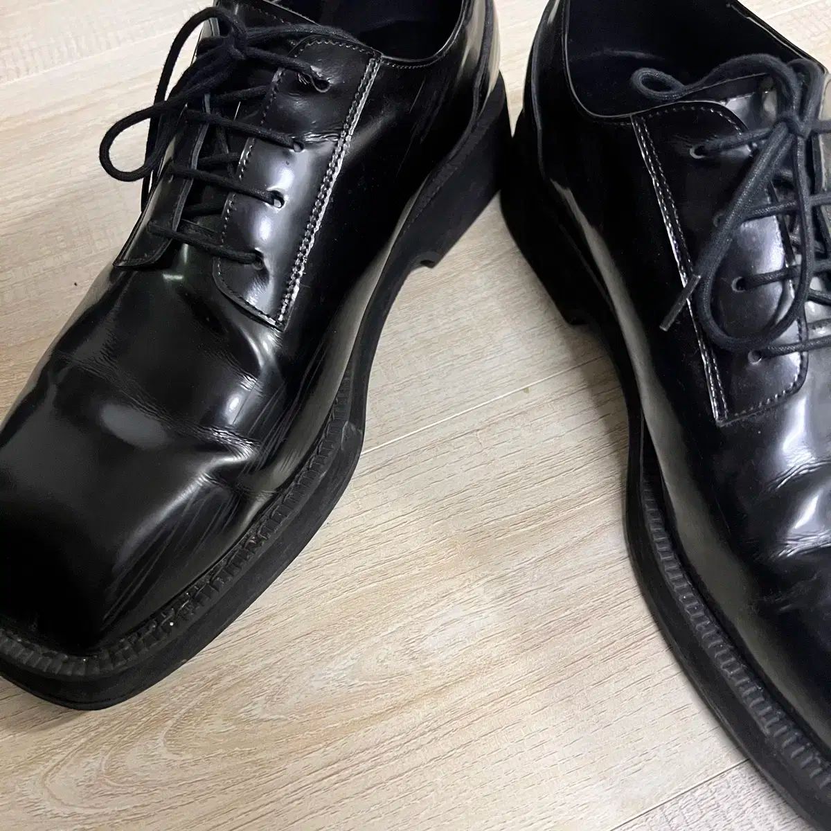 humant ドレスシューズ スクエアトゥ HUMANT(ヒューマント) スクエア