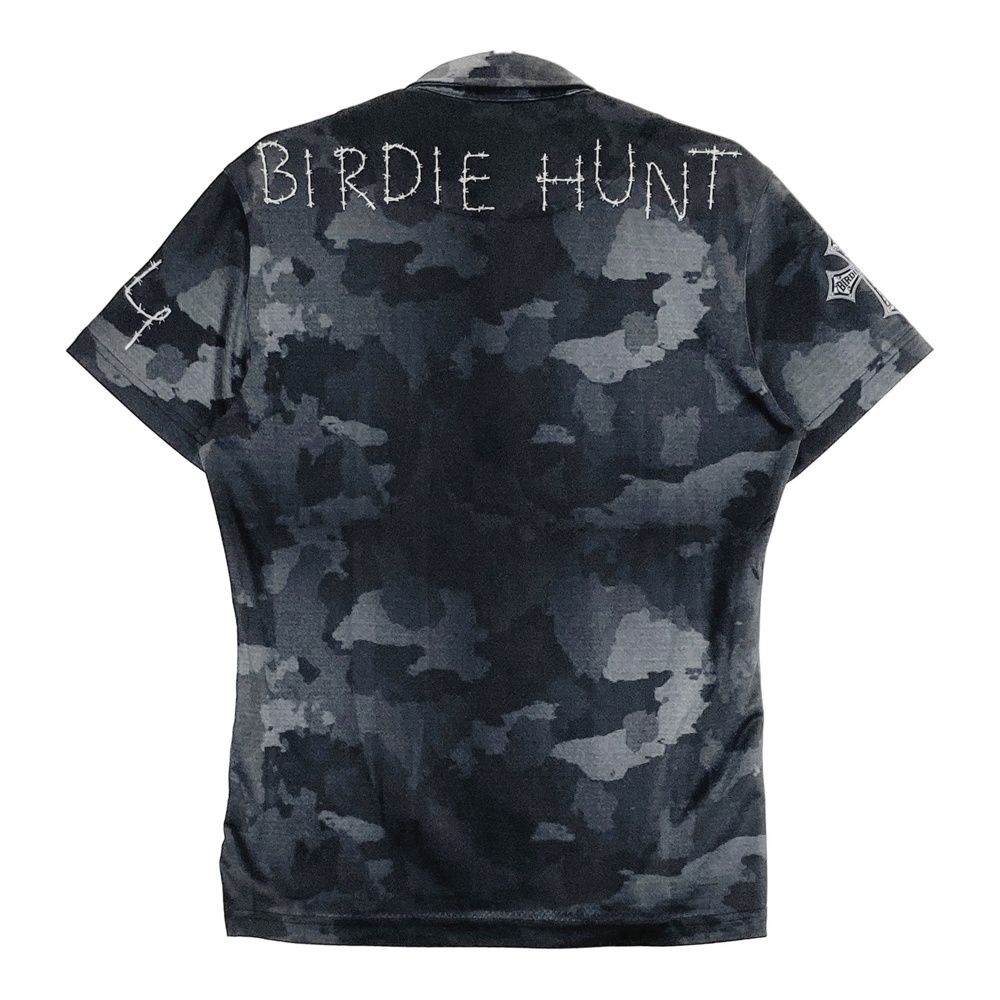 BIRDIE HUNT バーディハント 総柄 ロゴ 半袖 ポロシャツ ウェア 楽天市場】BIRDIE HUNT バーディーハント 半袖ポロシャツ ボタン