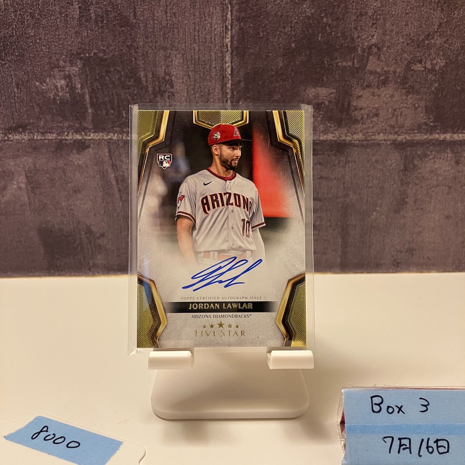 RC スペンサー・トーケルソン 直筆サイン 50シリ topps FIRE 2024 Topps Five Star Jordan Lawlar 直筆サイン Arizona
